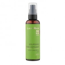 Nourishing toner-exfoliant with hyaluronic acid and cannabis extract