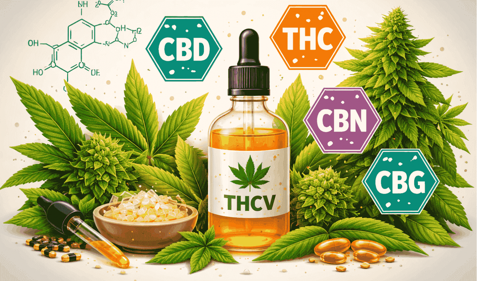 Що таке THCV: походження та відмінності від інших канабіноїдів