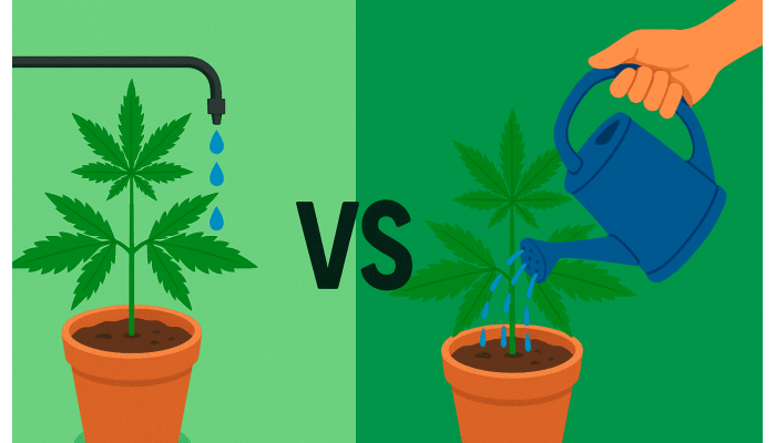Крапельний полив vs ручний