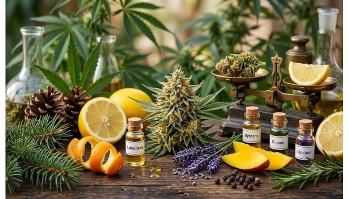 Cannabis Terpenes: Types, Effects on Aroma, Flavor, and Plant Properties