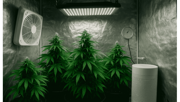 How to stabilise humidity in a growing room