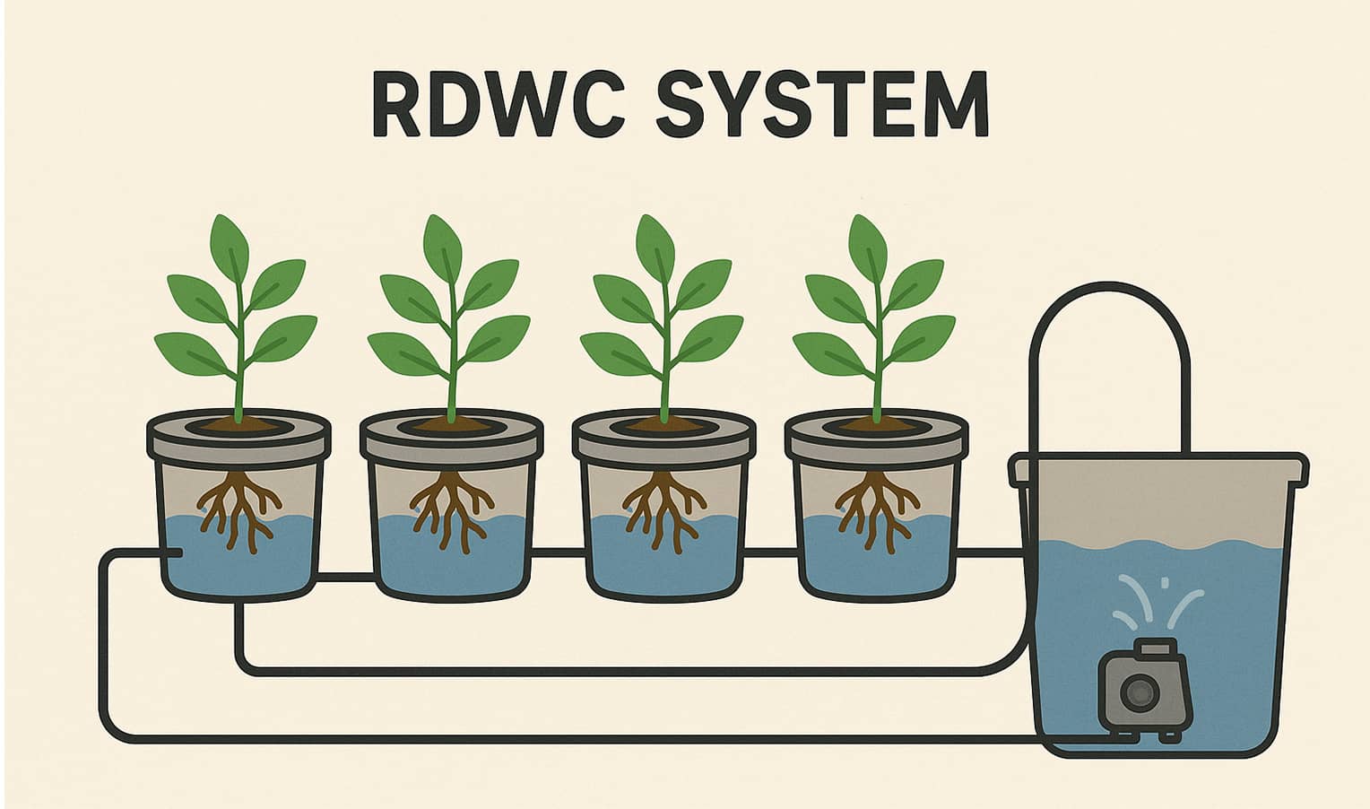 Вирощування канабісу в системі RDWC