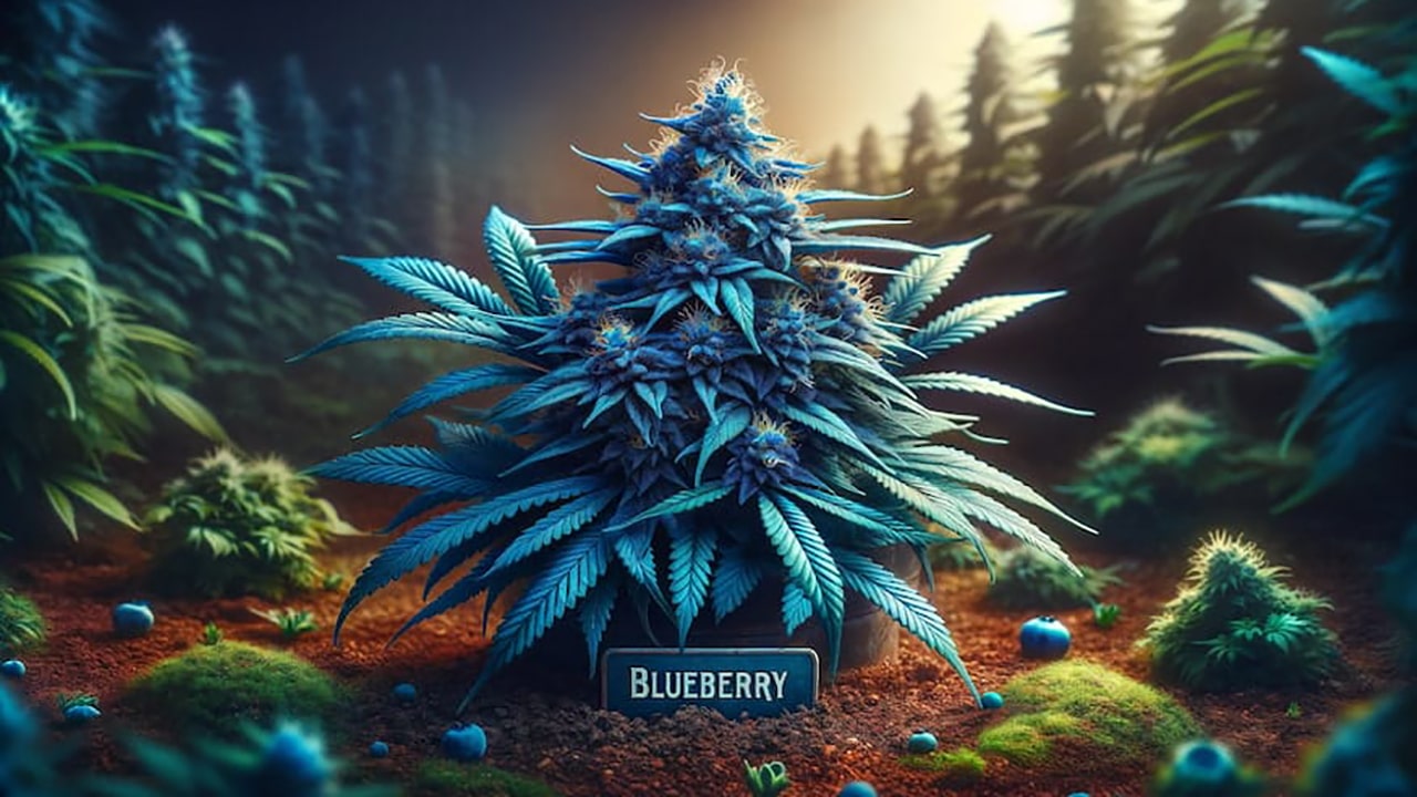 Кущ канабісу Blueberry