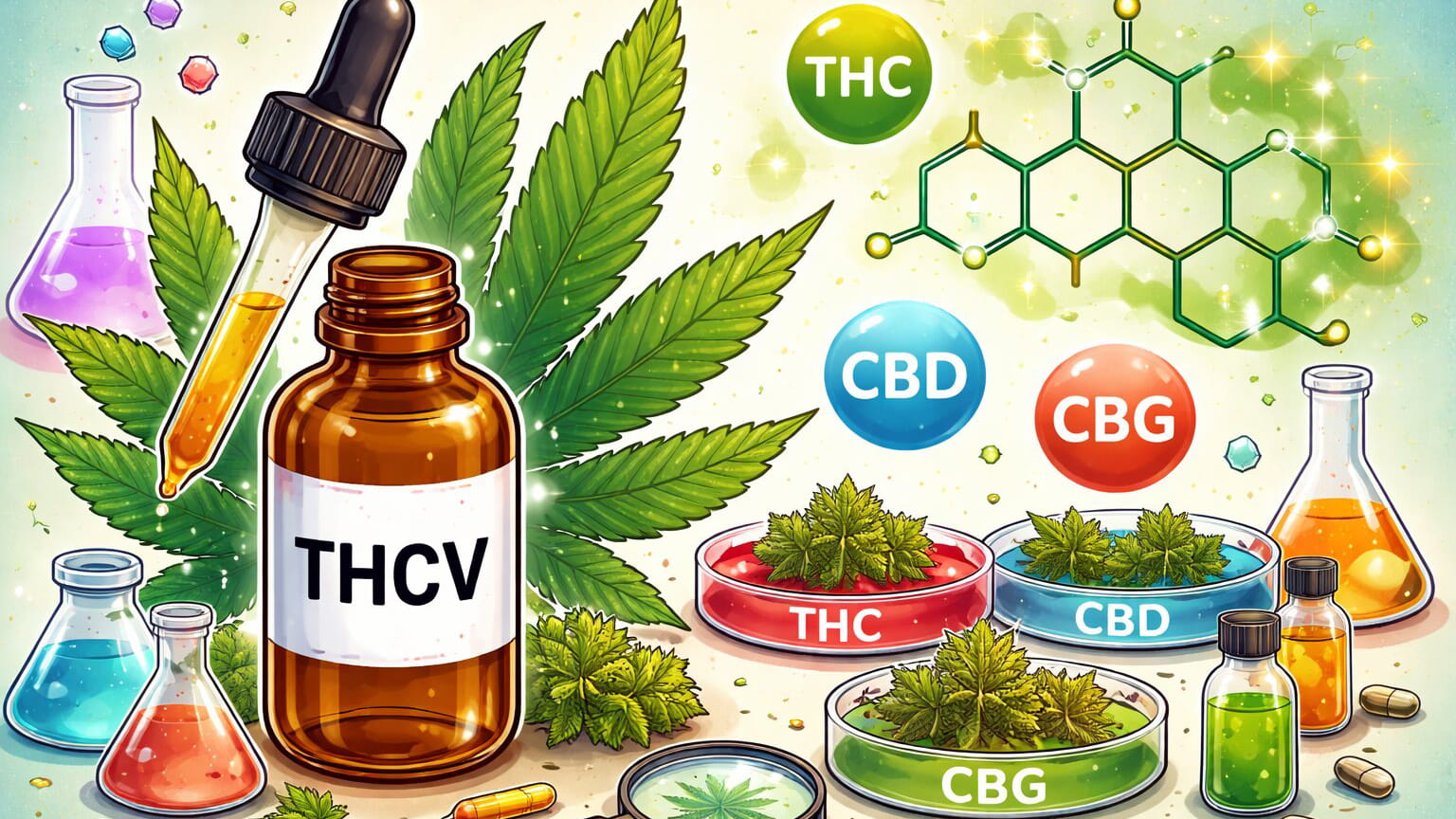 настоянка THCV насіння конопель