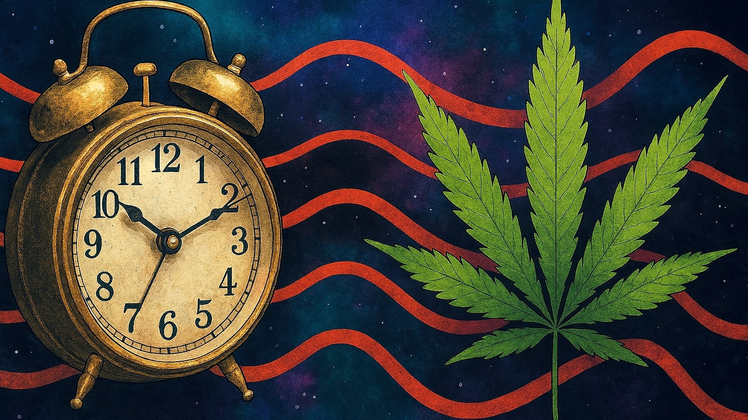 slowing down of time after cannabis perception after ganja