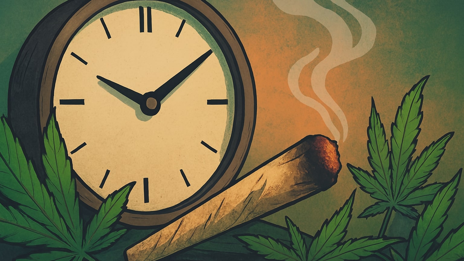 time dilation after marijuana use perception after cannabis
